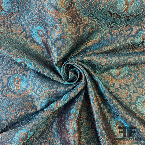 metallic jacquard brocade